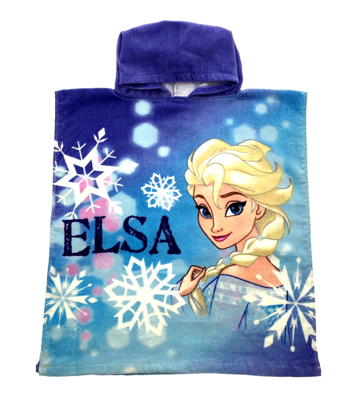 Kids Official Character Ponchos Hooded Beach Bath Towels Girls Boys